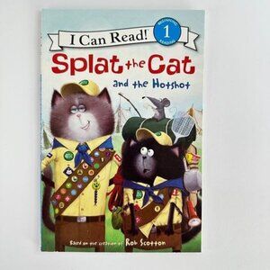 2/$6 Splat the Cat and the Hotshot book by Rob Scotton, Early Reader (Paperback)